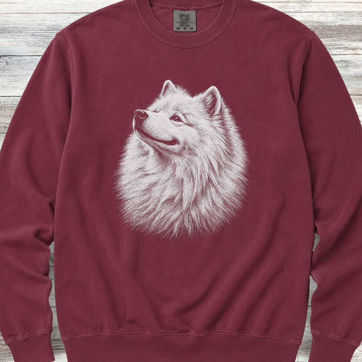 Samoyed Loyalty Sweatshirt - Crimson