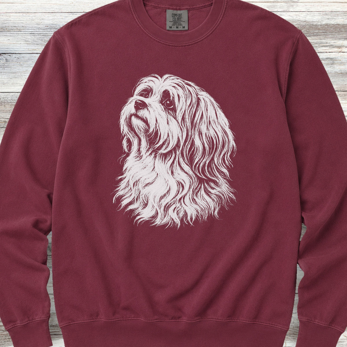 Havanese Loyalty Sweatshirt - Crimson
