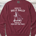Bernese Mountain Dog Dilly Dally Sweatshirt - Crimson