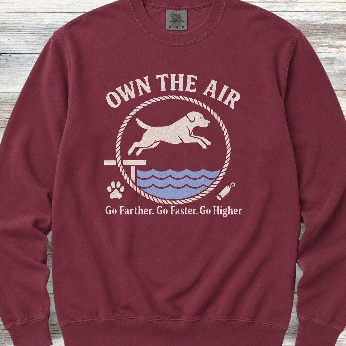 Labrador Retriever Air Sweatshirt - Crimson