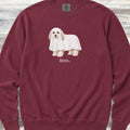 Havanese Boo Sweatshirt - Crimson