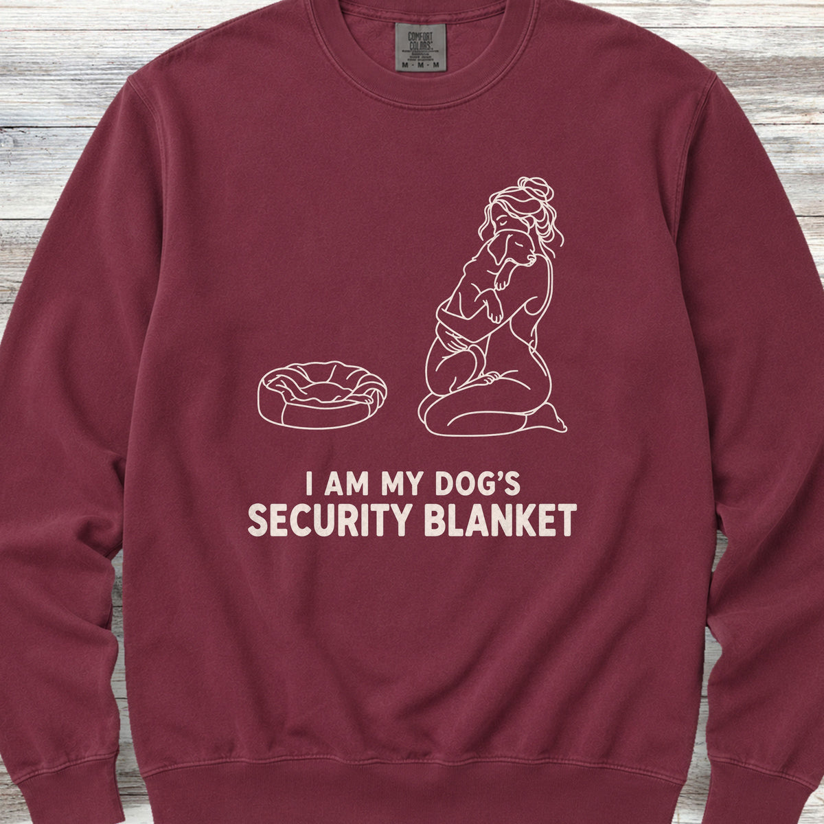 Security Blanket Sweatshirt - Crimson