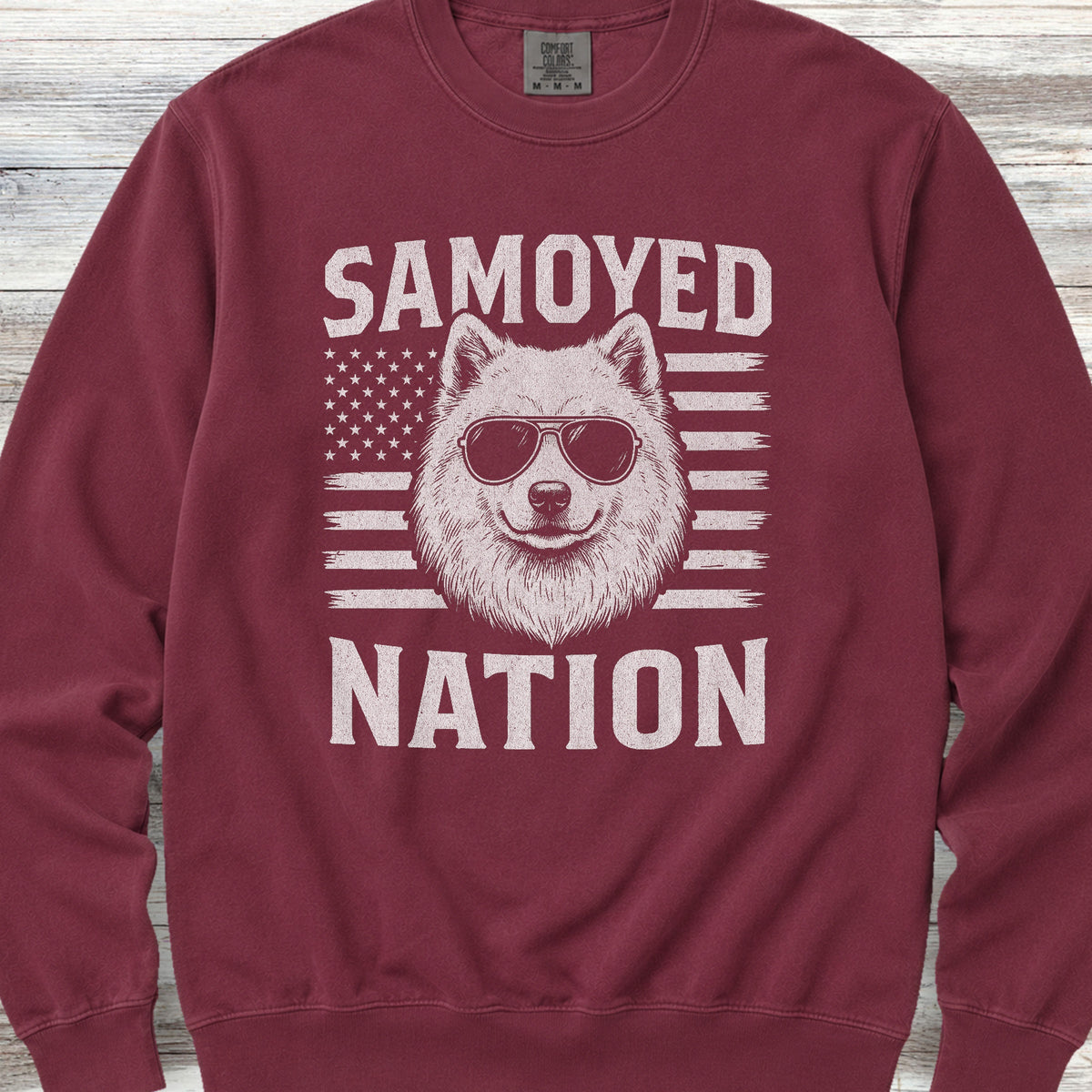 Samoyed Nation Sweatshirt - Crimson