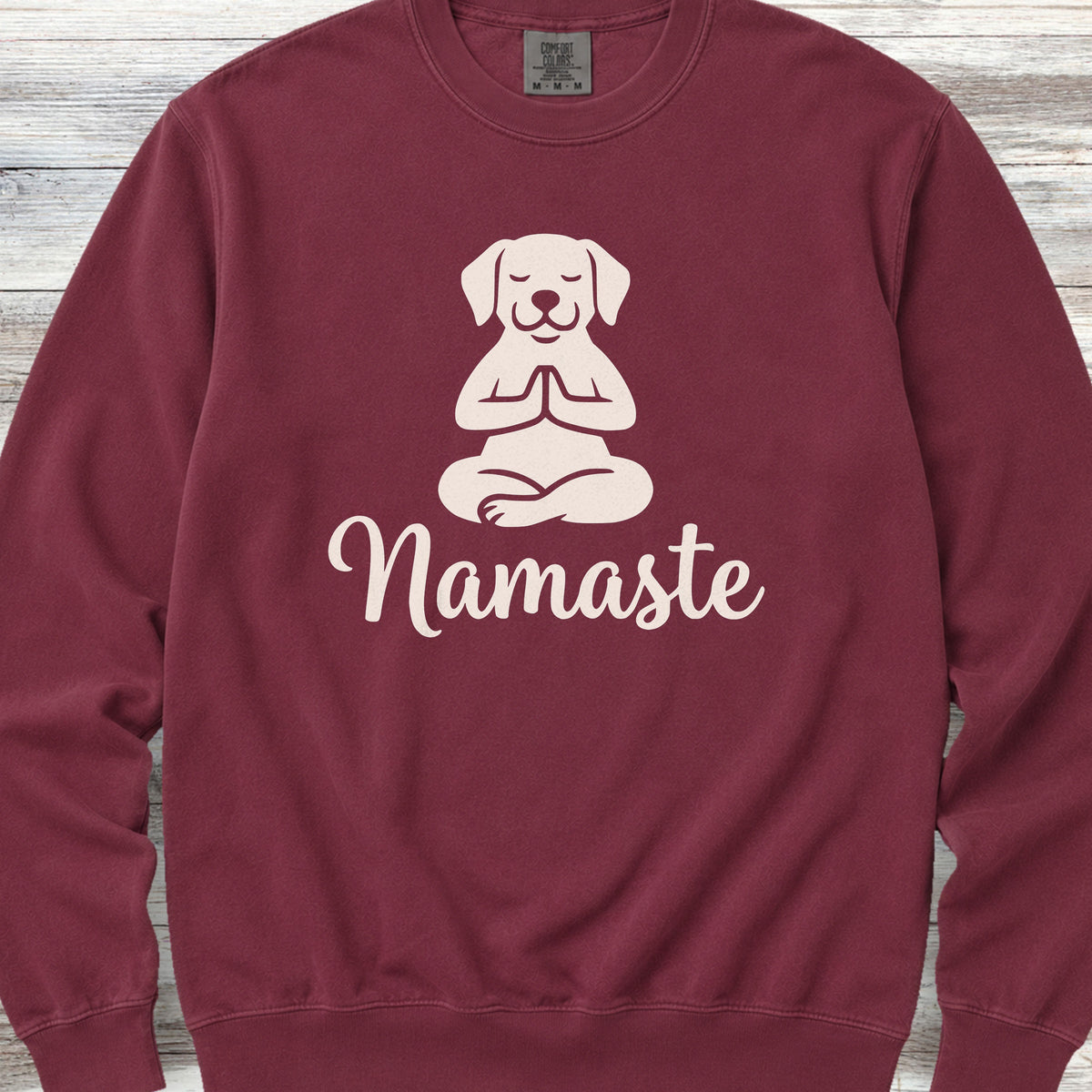 Namaste Sweatshirt - Crimson