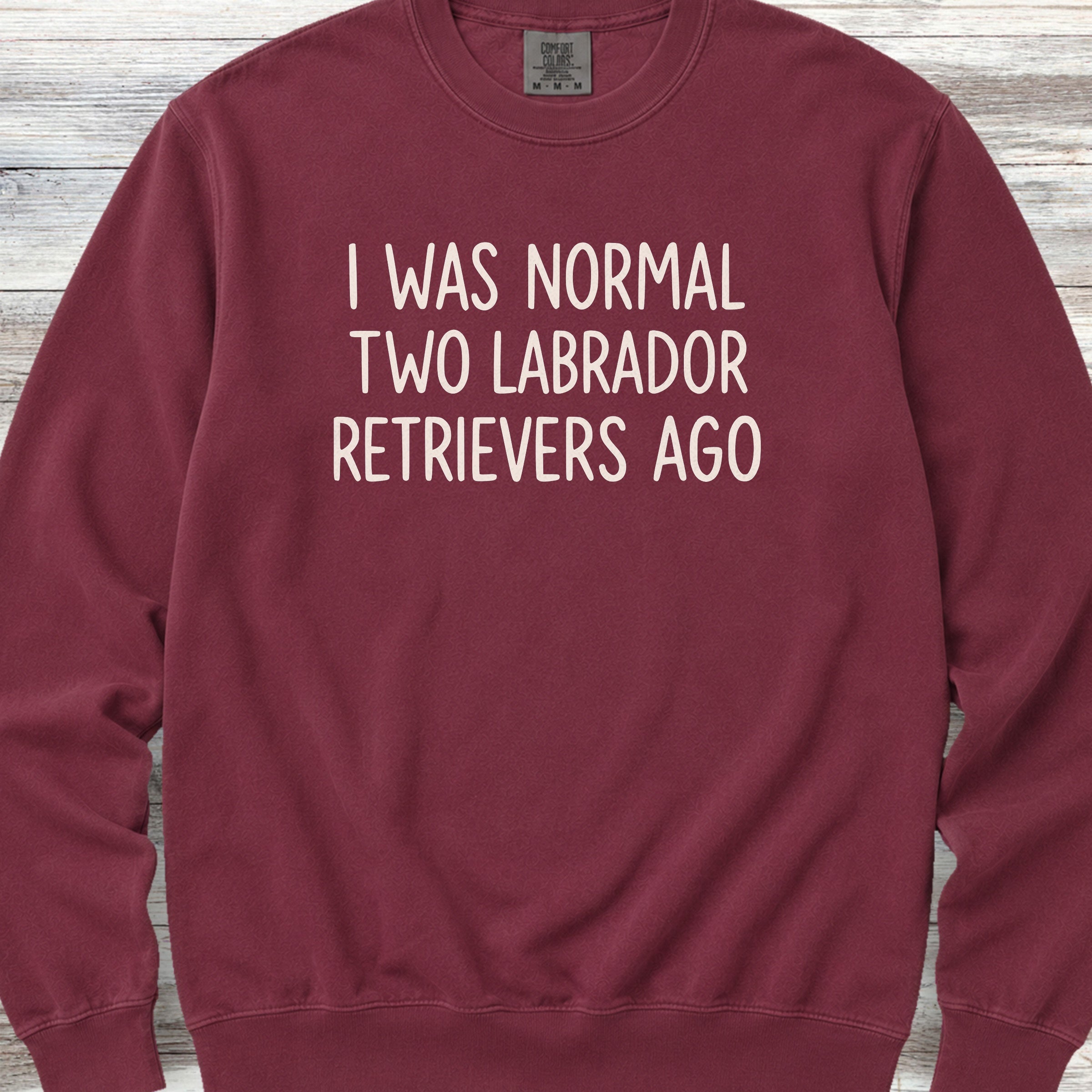 Labrador Retriever Normal Sweatshirt - Crimson