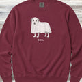 Dalmatian Boo Sweatshirt - Crimson