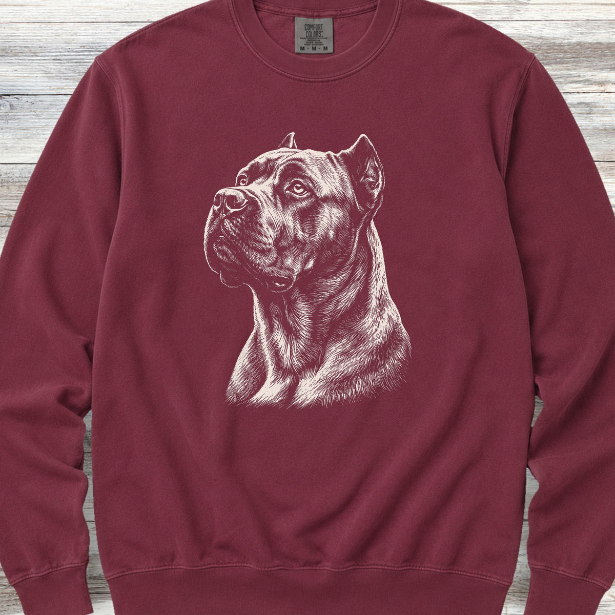 Cane Corso Loyalty Sweatshirt - Crimson