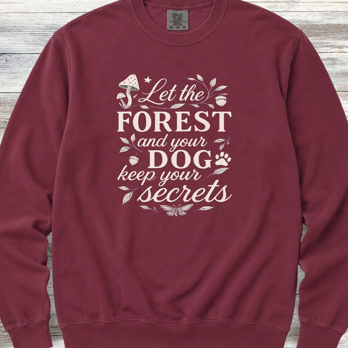 Secrets Sweatshirt - Crimson
