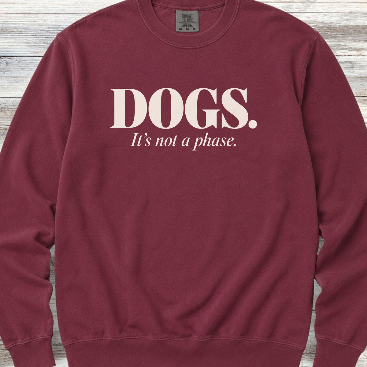 Not a Phase Sweatshirt - Crimson