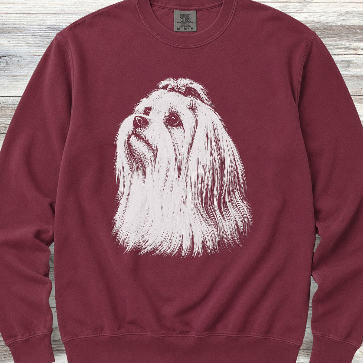 Maltese Loyalty Sweatshirt - Crimson