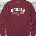 Doodle Athletic Dept Sweatshirt - Crimson