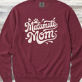 Alaskan Malamute Groovy Mom Sweatshirt - Crimson