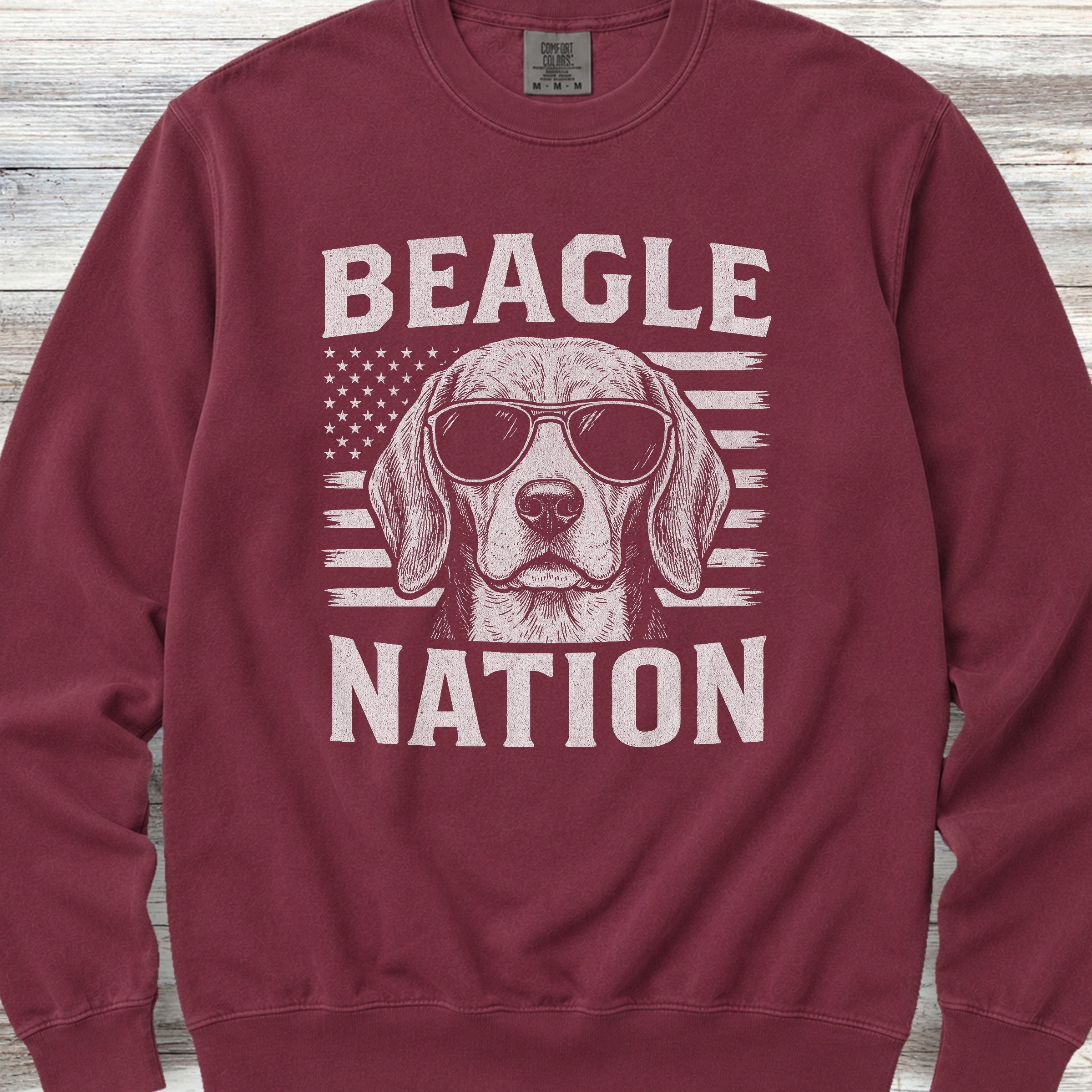 Beagle Nation Sweatshirt - Crimson