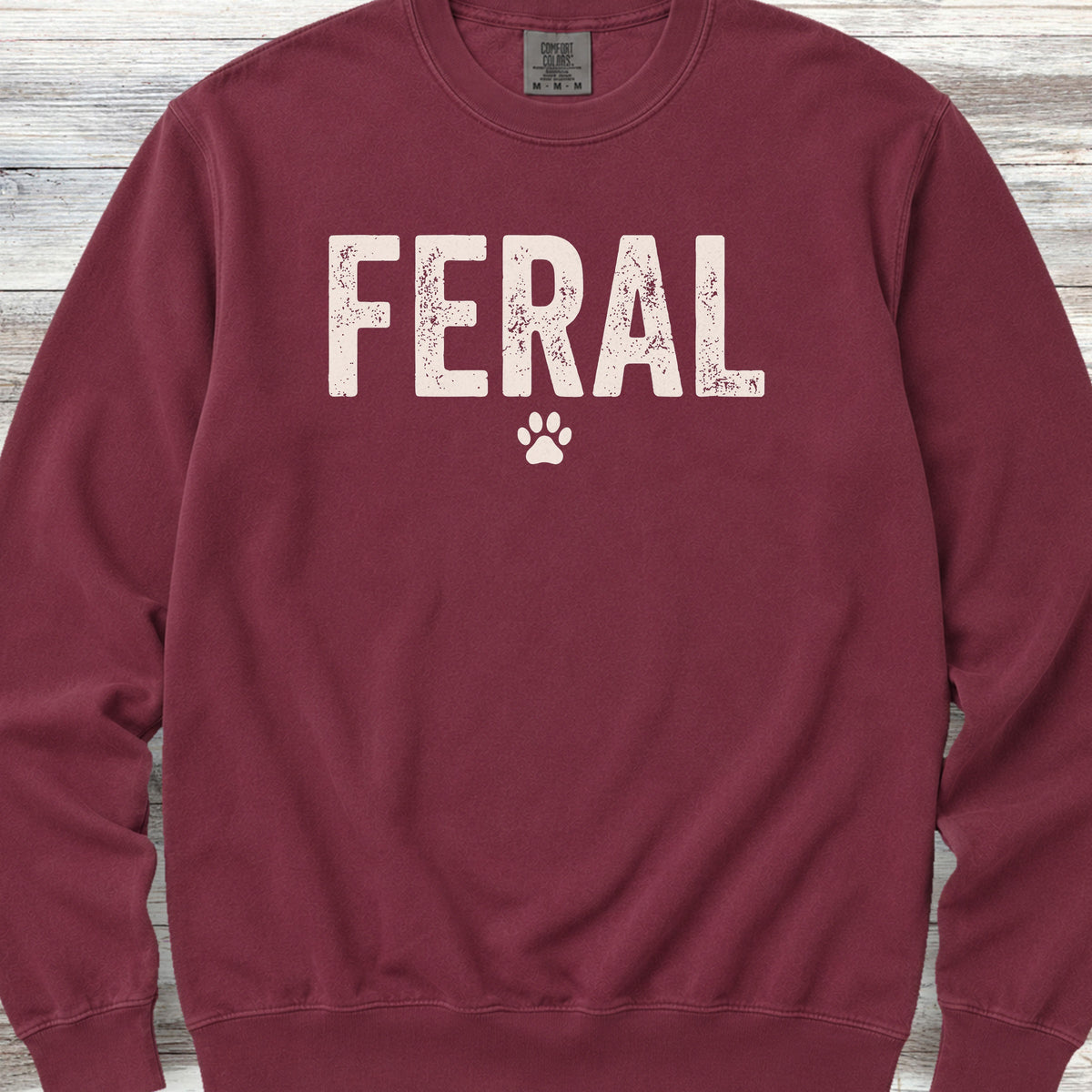 Feral Sweatshirt - Crimson