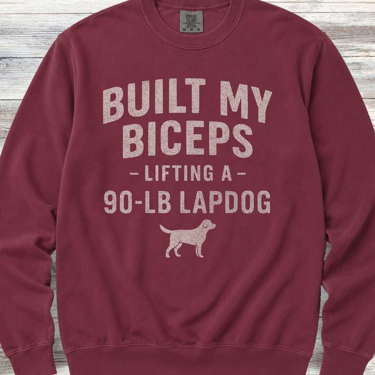 Built My Biceps Sweatshirt - Crimson