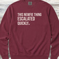 Newfoundland Escalated Sweatshirt - Crimson