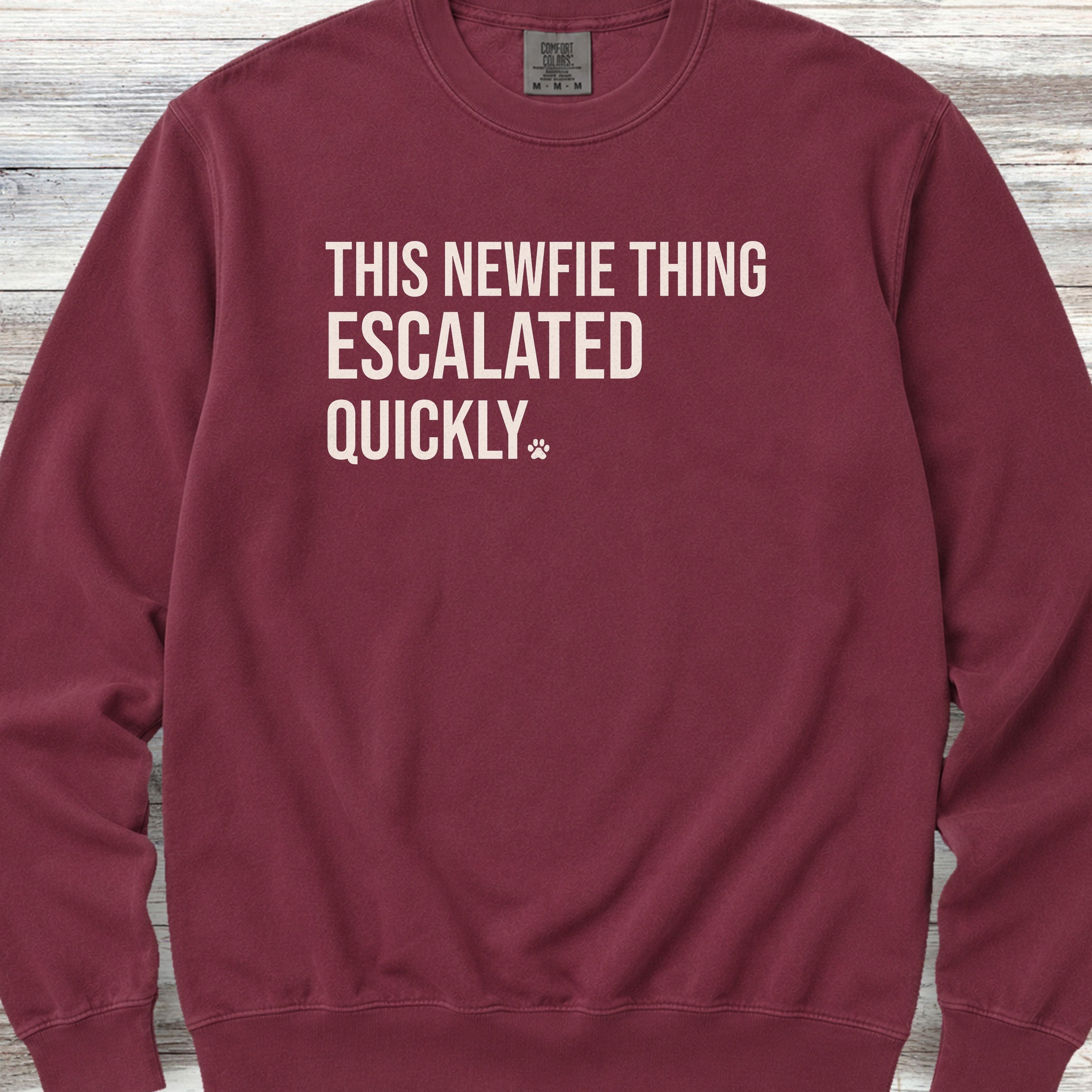 Newfoundland Escalated Sweatshirt - Crimson