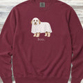 Doodle Boo Sweatshirt - Crimson
