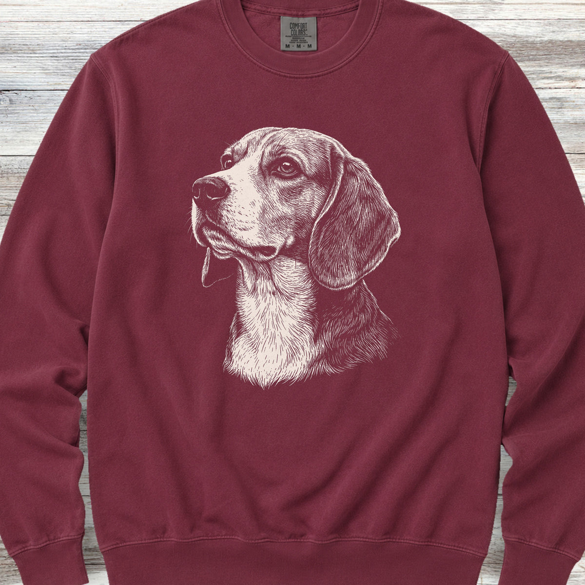 Beagle Loyalty Sweatshirt - Crimson