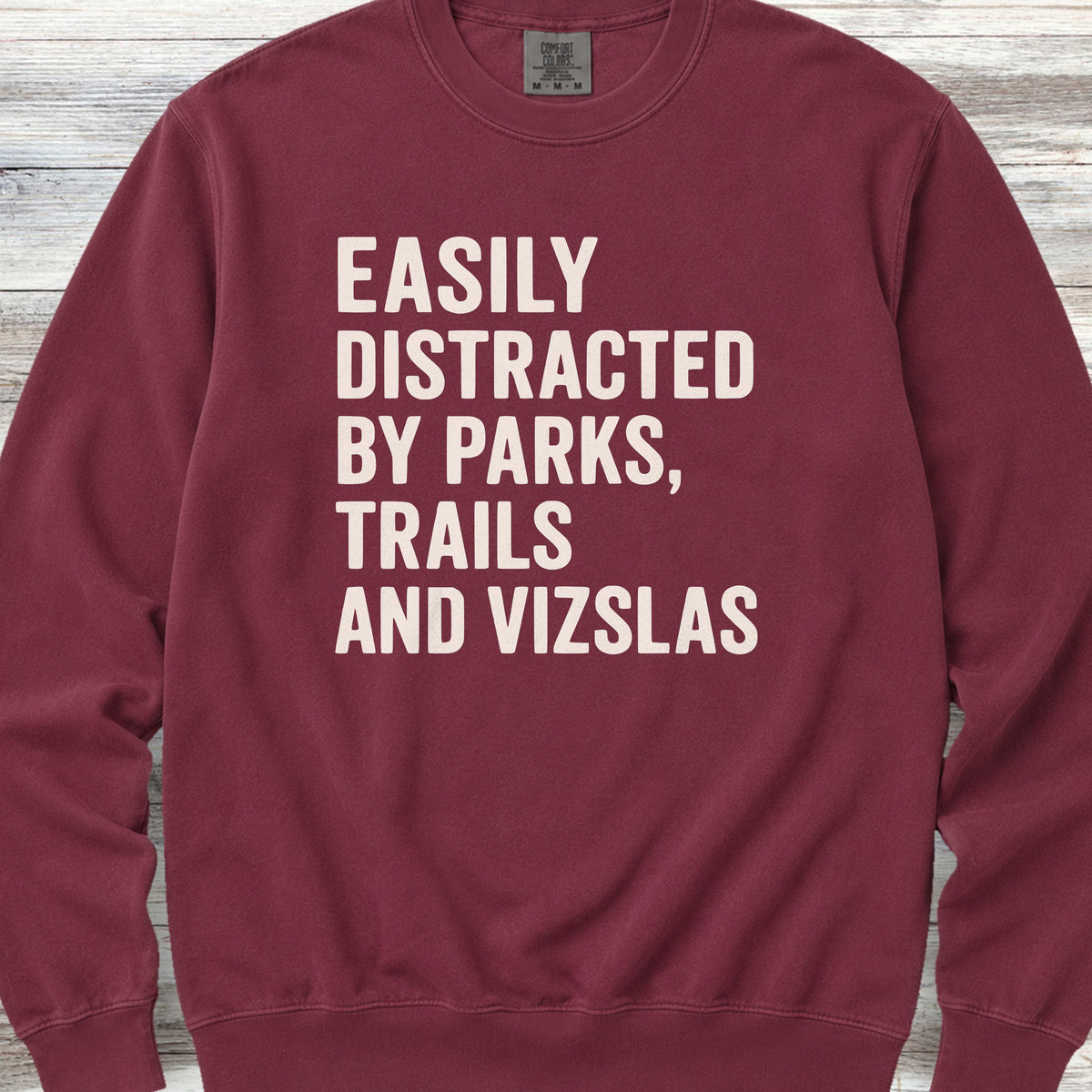Vizsla Trails Sweatshirt - Crimson