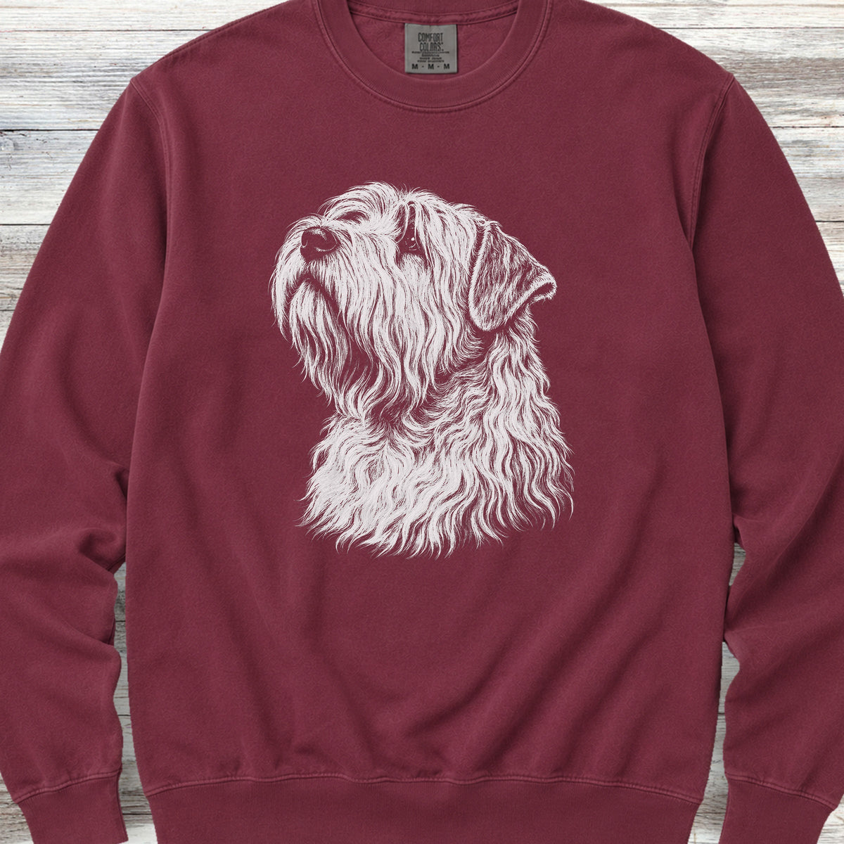 Wheaten Terrier Loyalty Sweatshirt - Crimson
