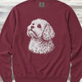 Maltipoo Loyalty Sweatshirt - Crimson