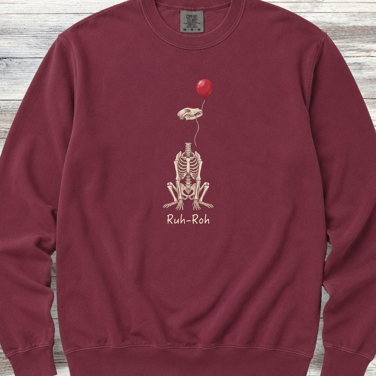 Ruh-Roh Sweatshirt - Crimson