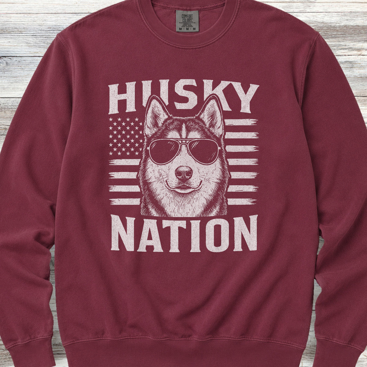 Husky Nation Sweatshirt - Crimson