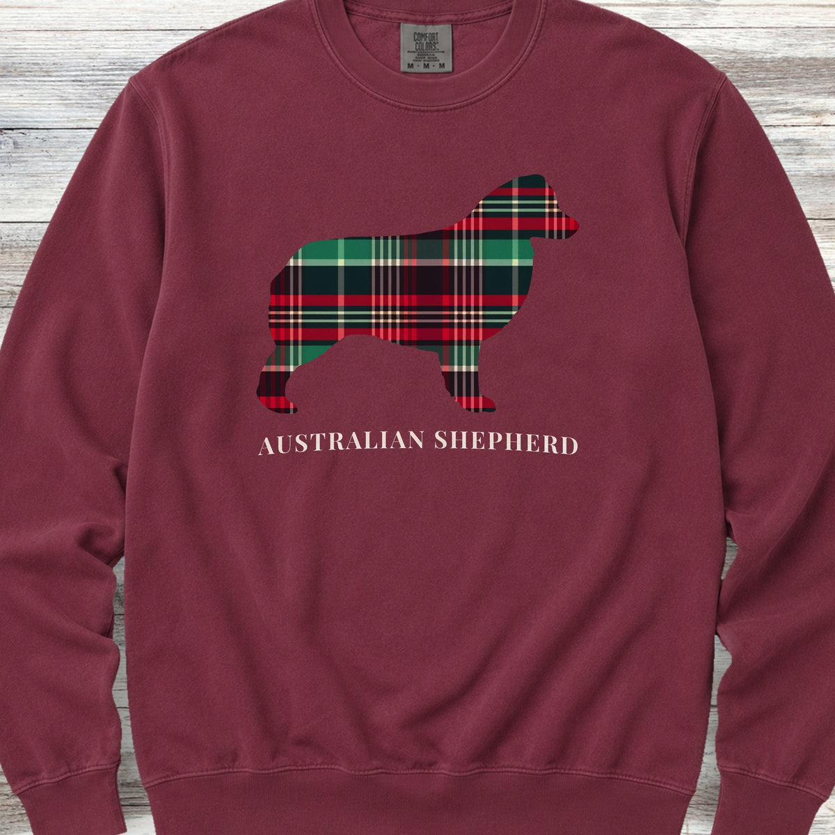 Australian Shepherd Winter 2025 Sweatshirt - Crimson