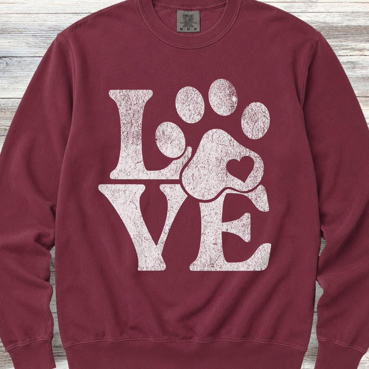 Love Sweatshirt - Crimson