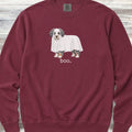 Aussiedoodle Boo Sweatshirt - Crimson