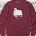 Rough Collie Boo Sweatshirt - Crimson