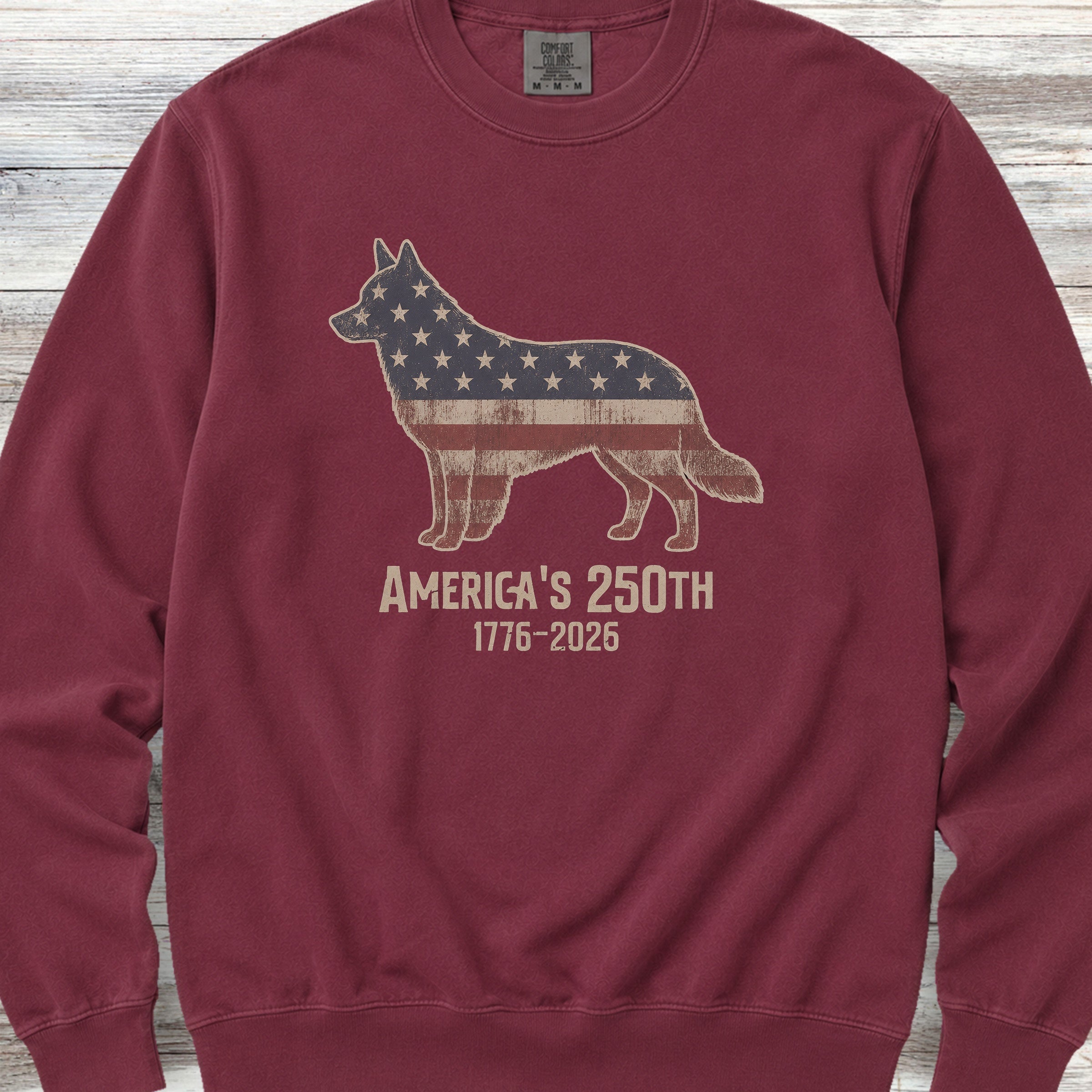 Australian Cattle Dog 250 Sweatshirt - Crimson