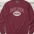 Golden Retriever University Mom Sweatshirt - Crimson