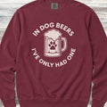 Dog Beers Sweatshirt - Crimson