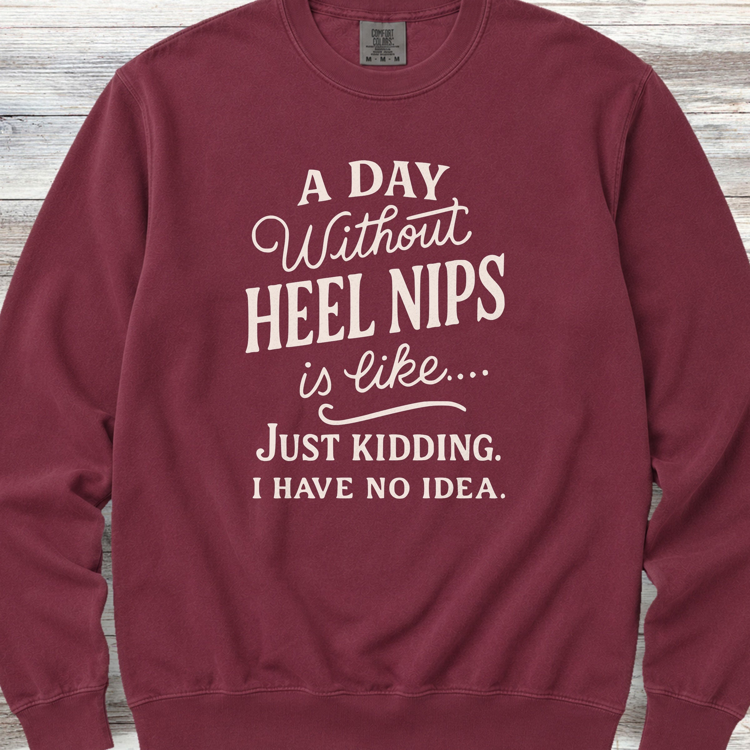 Australian Cattle Dog Days Sweatshirt - Crimson