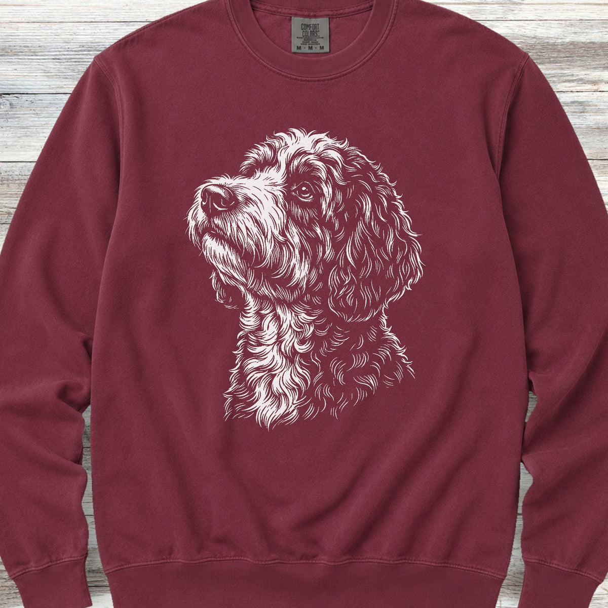 Bernedoodle Loyalty Sweatshirt - Crimson