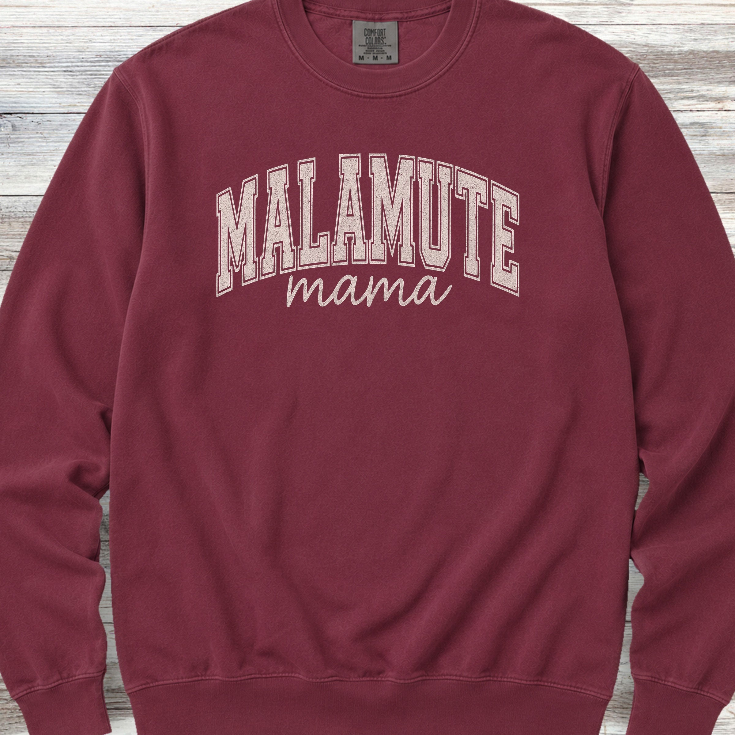 Malamute Mama Sweatshirt - Crimson