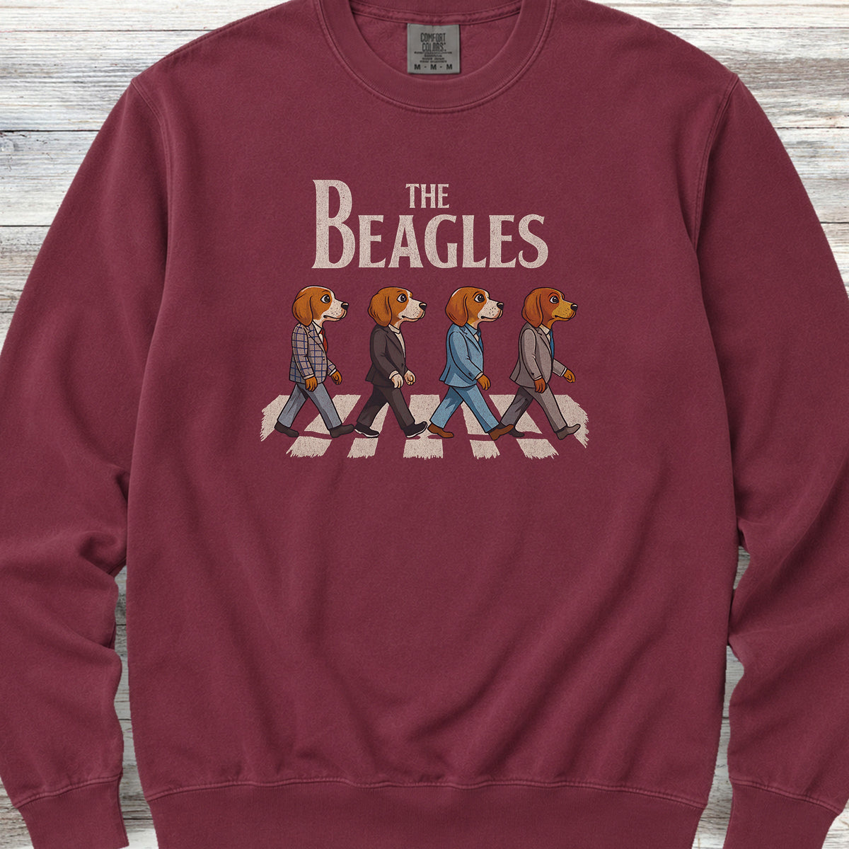 The Beagles Sweatshirt - Crimson