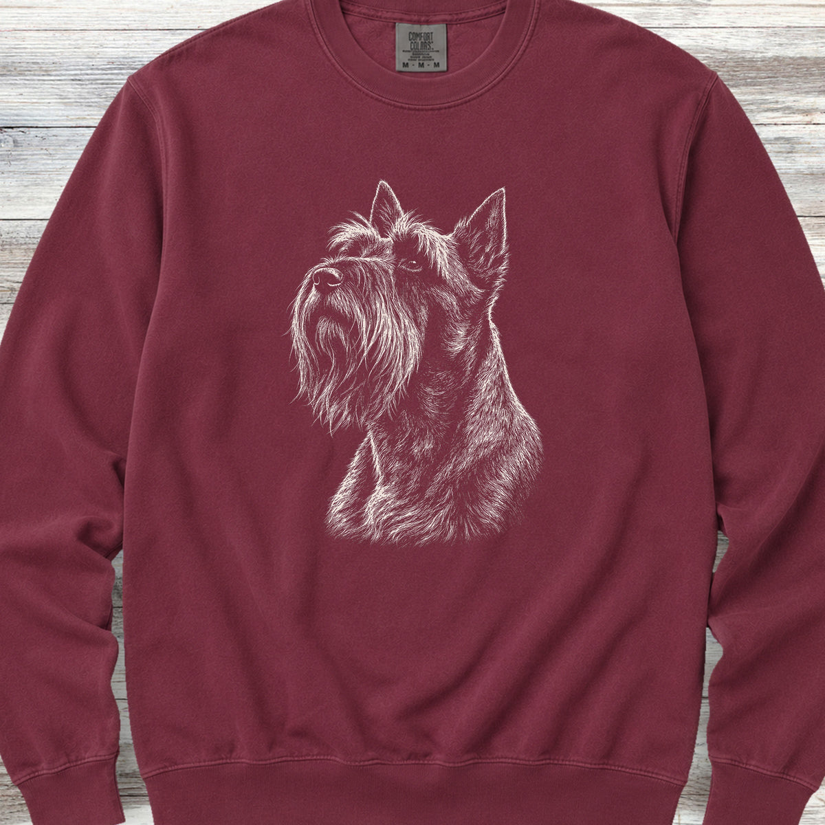 Scottish Terrier Loyalty Sweatshirt - Crimson