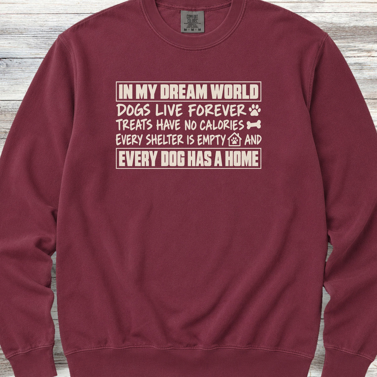 My Dream World Sweatshirt - Crimson