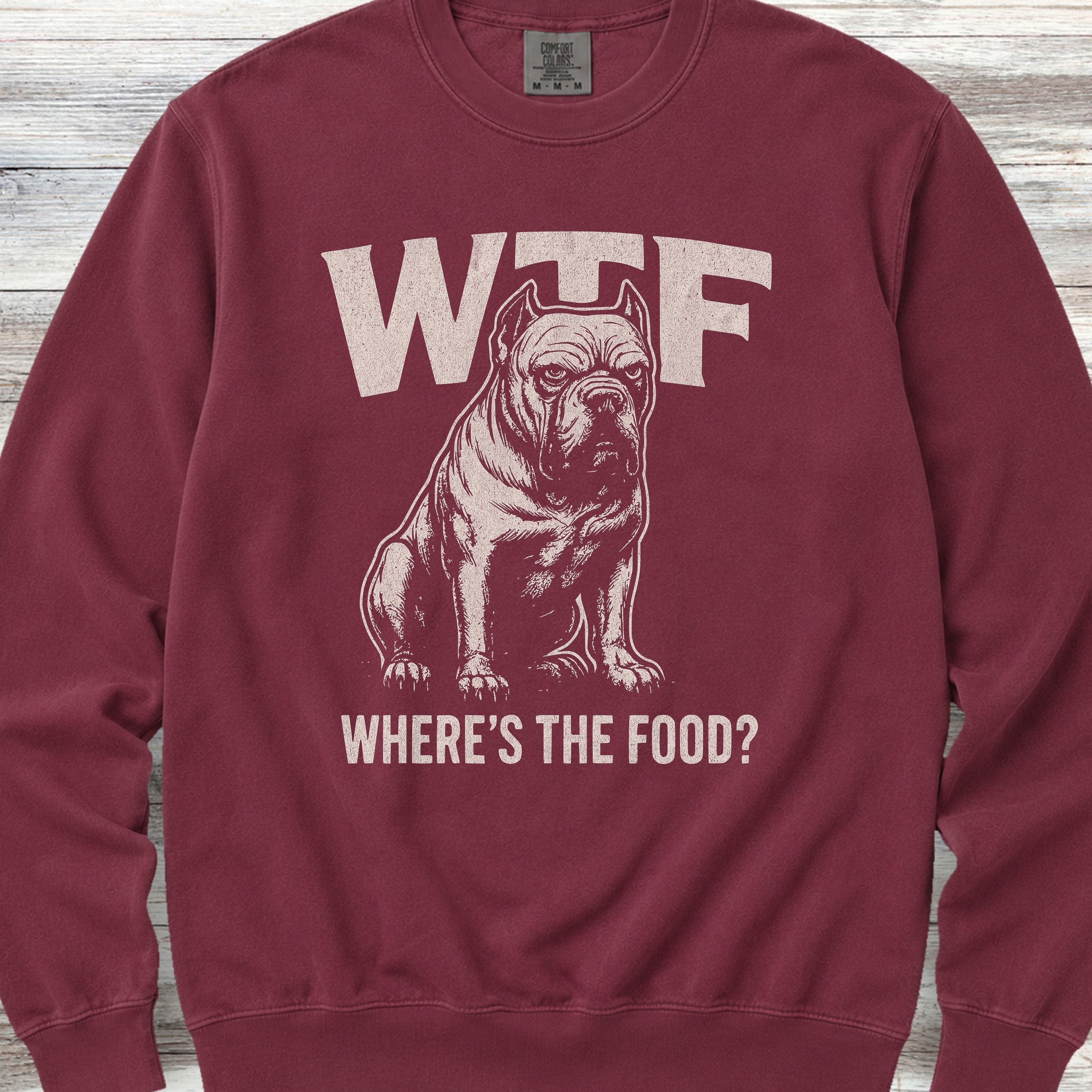 Cane Corso WTF Sweatshirt - Crimson