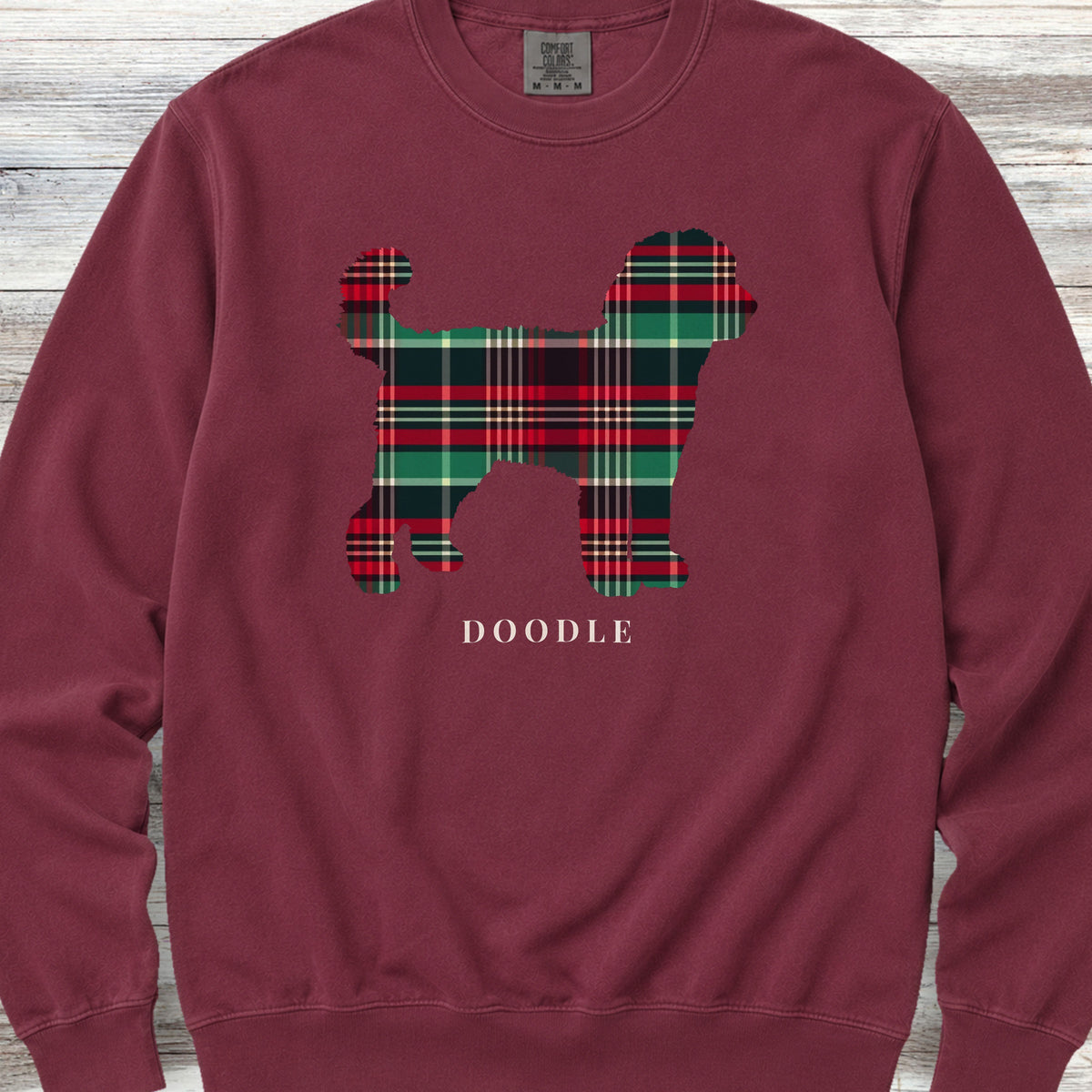 Doodle Winter 2025 Sweatshirt - Crimson