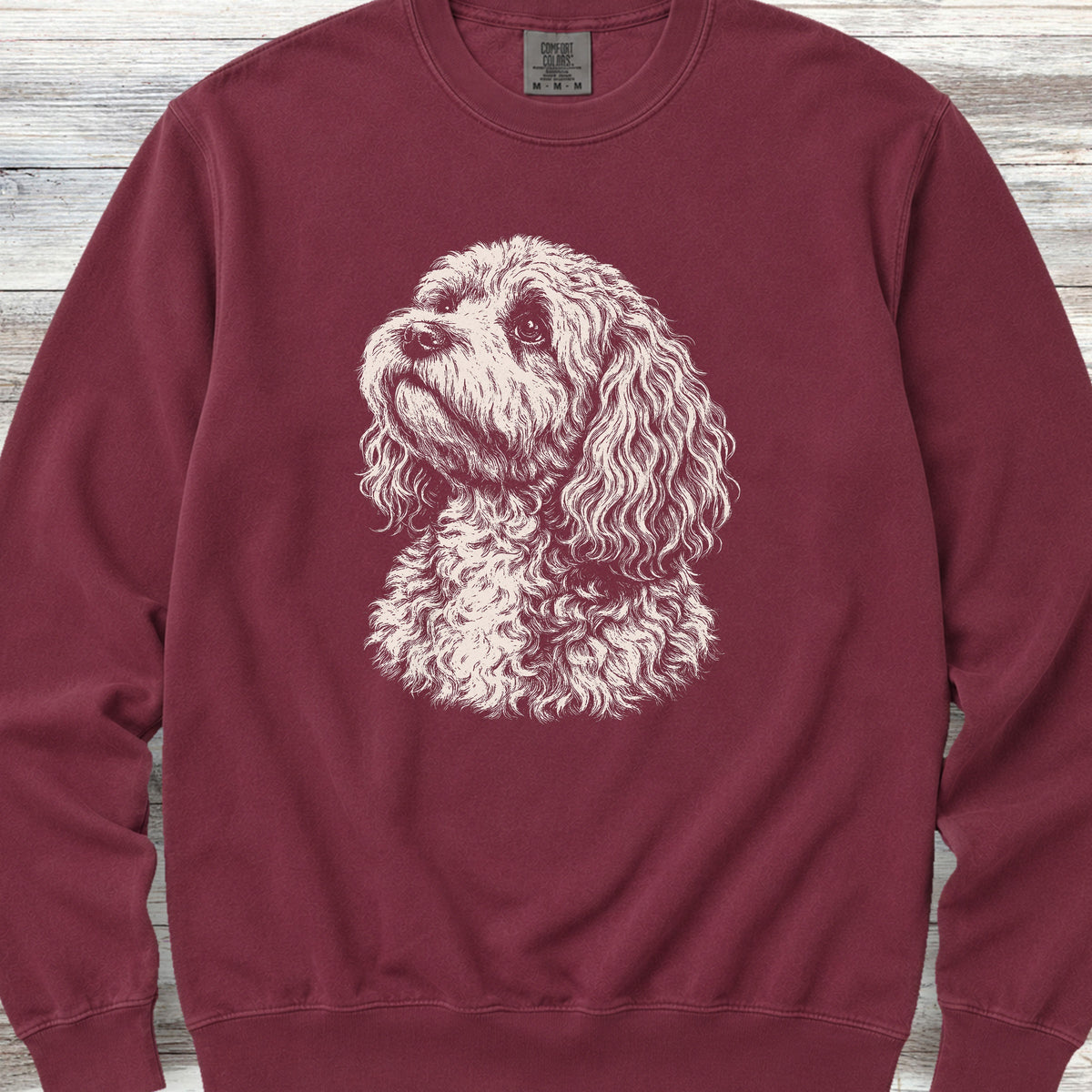 Cockapoo Loyalty Sweatshirt - Crimson