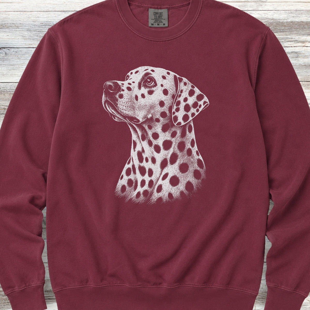 Dalmatian Loyalty Sweatshirt - Crimson
