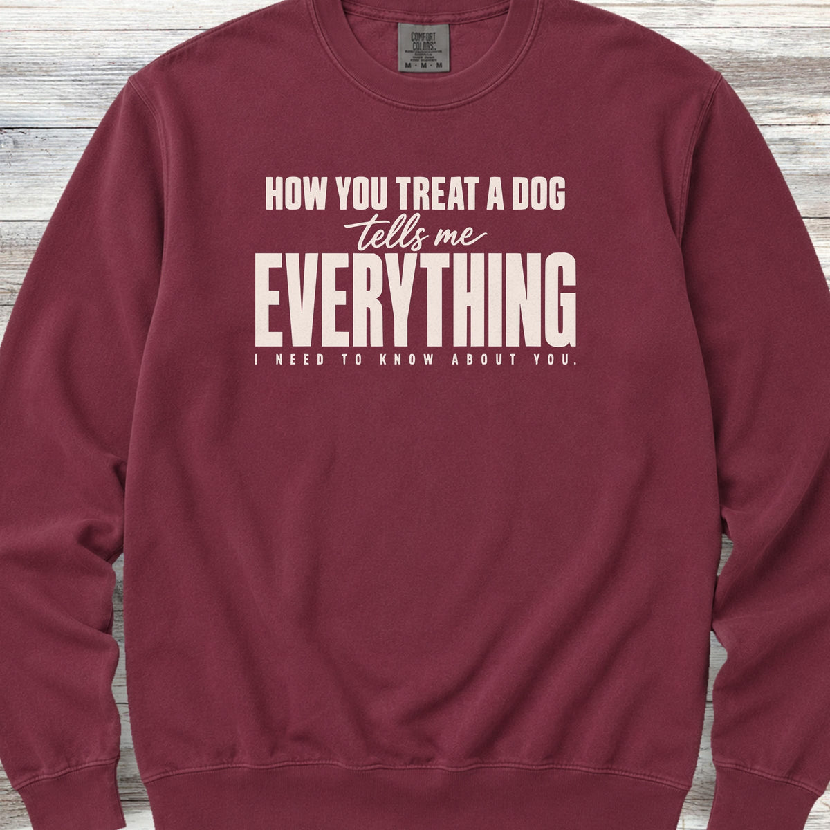 Everything Sweatshirt - Crimson