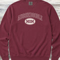 Aussiedoodle University Mom Sweatshirt - Crimson