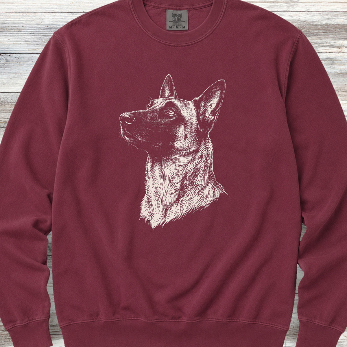 Belgian Malinois Loyalty Sweatshirt - Crimson