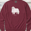 Great Pyrenees Boo Sweatshirt - Crimson