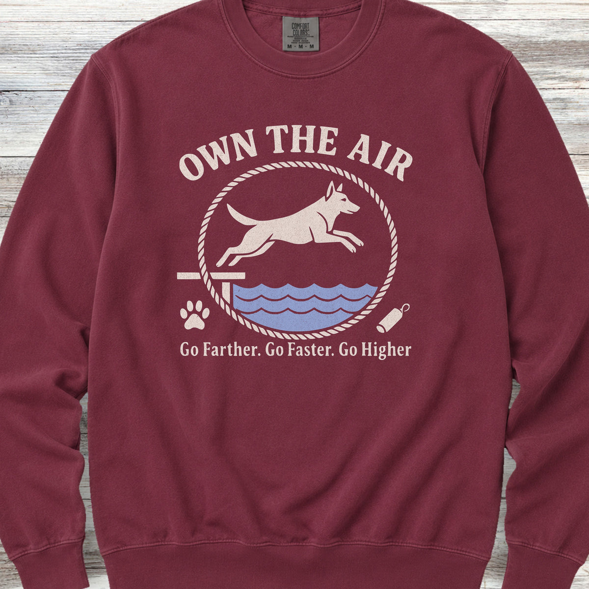 Belgian Malinois Own The Air Sweatshirt - Crimson